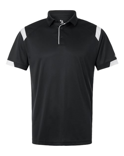 Unisex On the Rise Polo - Black/ White