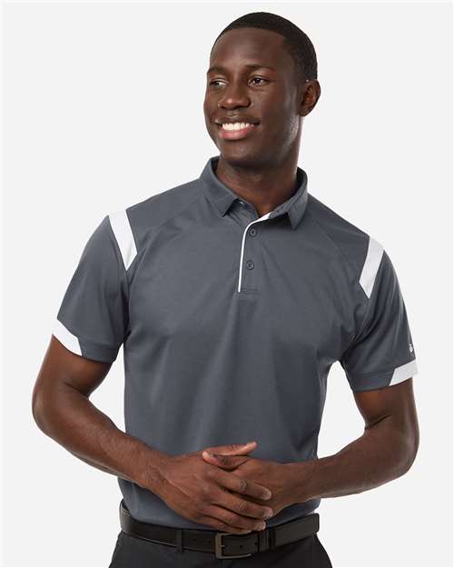Unisex On the Rise Polo - Graphite/ White