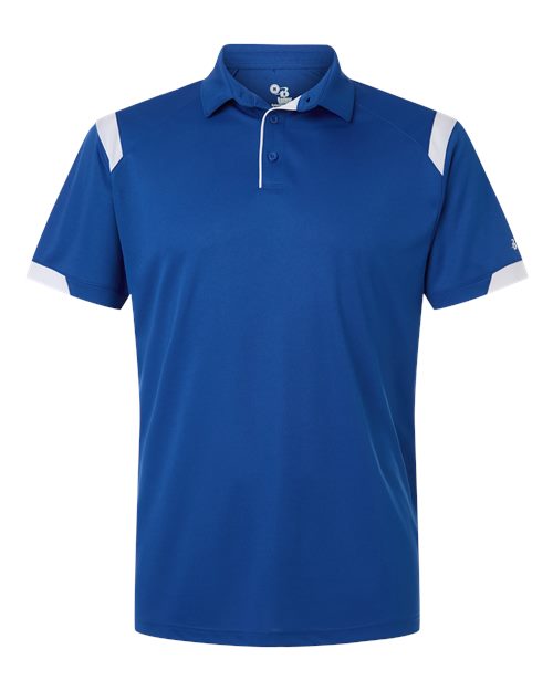 Unisex On the Rise Polo - Royal/ White