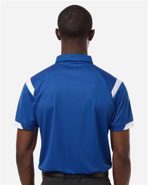 Unisex On the Rise Polo - Royal/ White