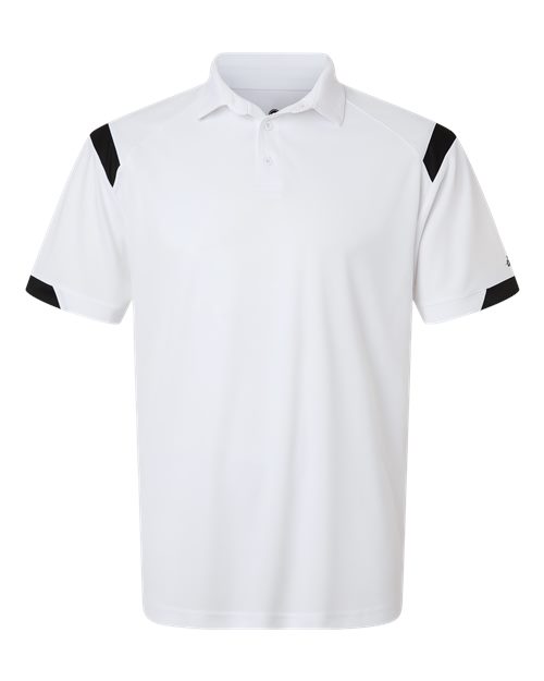 Unisex On the Rise Polo - White/ Black