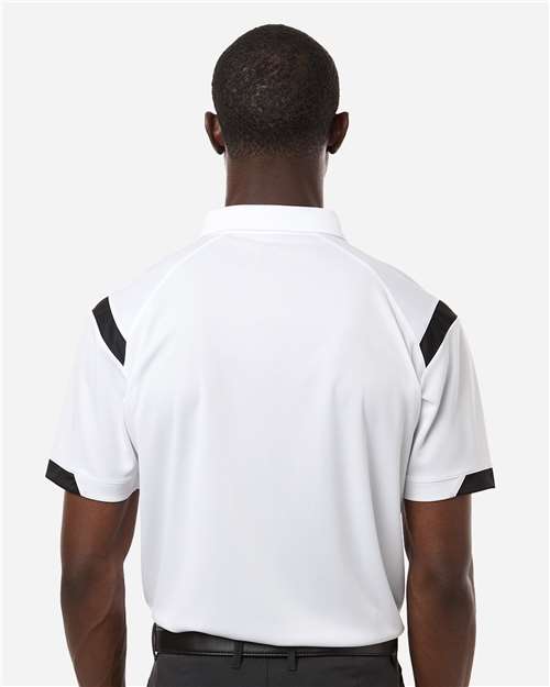 Unisex On the Rise Polo - White/ Black