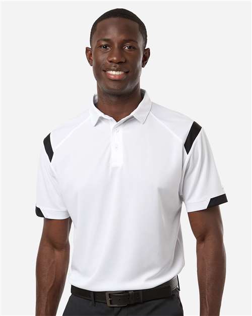 Unisex On the Rise Polo - White/ Black