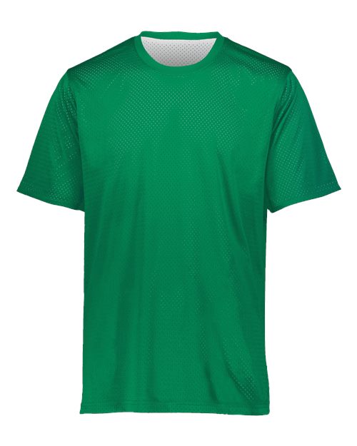 Unisex Mesh Reversible Jersey - Kelly/ White