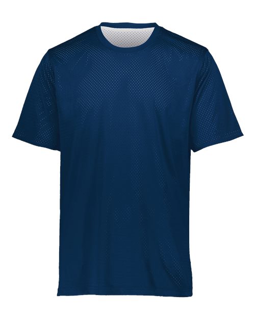 Unisex Mesh Reversible Jersey - Navy/ White
