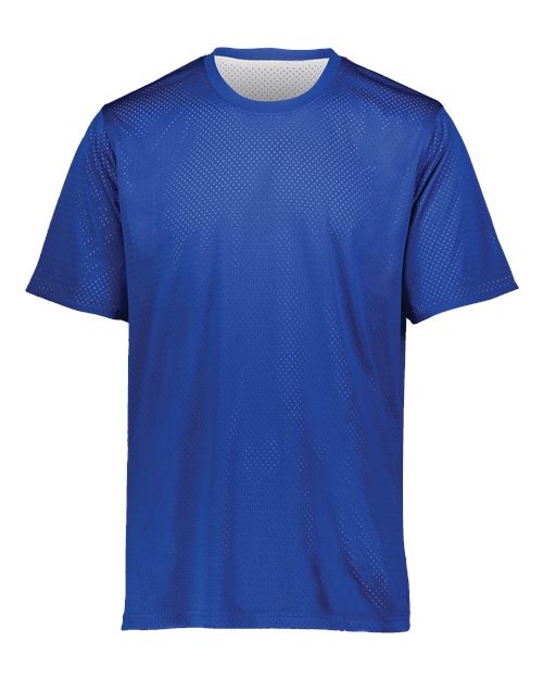 Unisex Mesh Reversible Jersey - Royal/ White