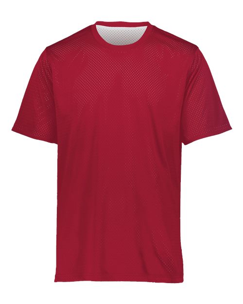 Unisex Mesh Reversible Jersey - Scarlet/ White