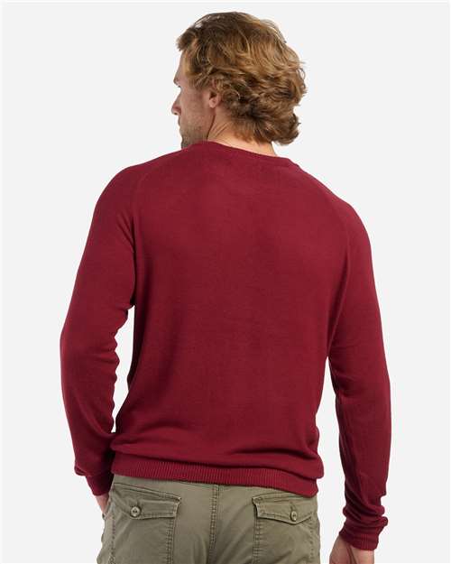 Men's Cuddle Cross-Neck Sweater - Mantra Red