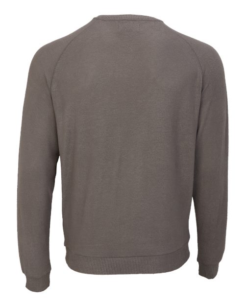Men's Cuddle Cross-Neck Sweater - Meditation Grey