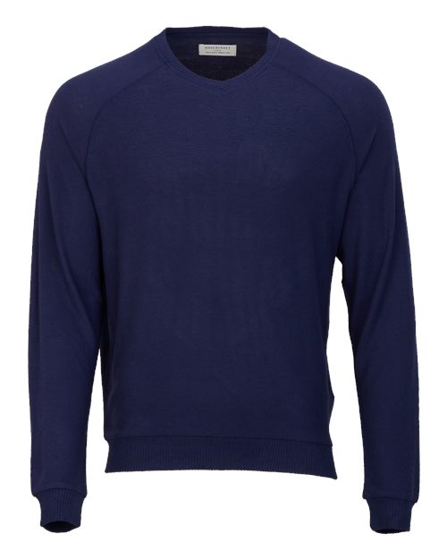 Men's Cuddle Cross-Neck Sweater - Navy
