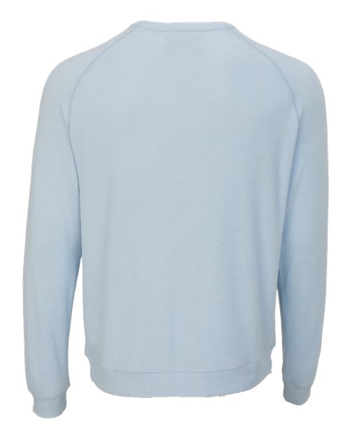 Men's Cuddle Cross-Neck Sweater - Sky Blue
