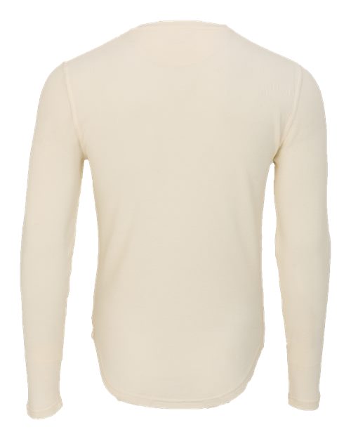 Men's Waffle Knit Long Sleeve T-Shirt - Natural