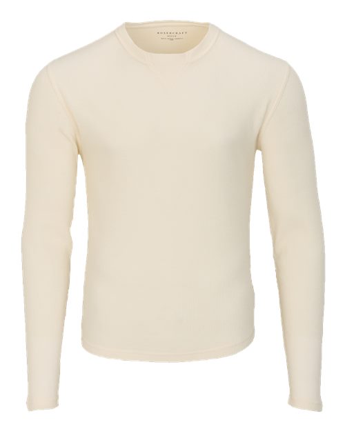 Men's Waffle Knit Long Sleeve T-Shirt - Natural