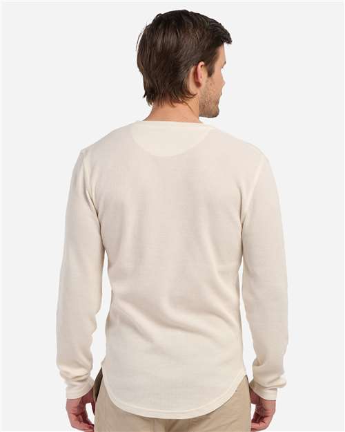 Men's Waffle Knit Long Sleeve T-Shirt - Natural