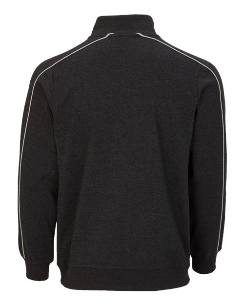 Men's French Terry Quarter-Zip Pullover - Charcoal Heather
