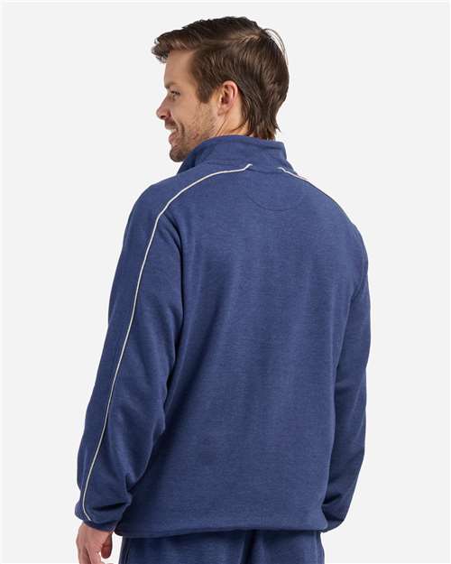 Men's French Terry Quarter-Zip Pullover - Navy Heather
