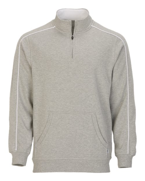 Men's French Terry Quarter-Zip Pullover - Oxford Heather