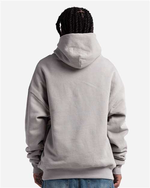 Unisex Garment-Dyed Double Layer Reversible Hooded Sweatshirt - Fog Grey