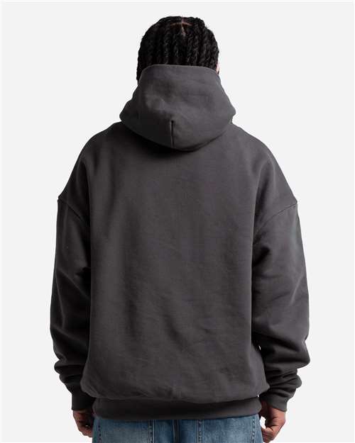 Unisex Garment-Dyed Double Layer Reversible Hooded Sweatshirt - Gunmetal
