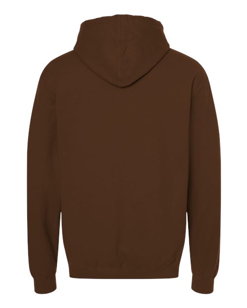Unisex Fleece Hooded Sweatshirt - Brown
