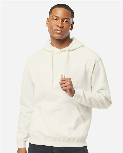 Unisex Fleece Hooded Sweatshirt - Natural