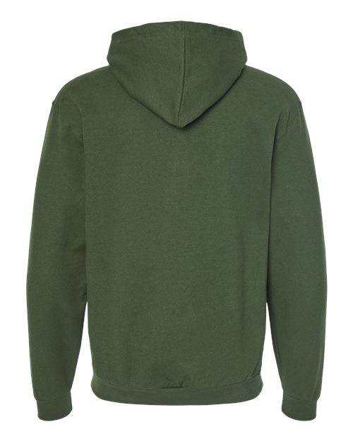 Unisex Full-Zip Hooded Sweatshirt - Military Green