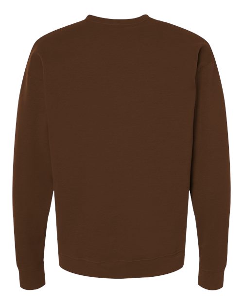 Unisex Fleece Crewneck Sweatshirt - Brown