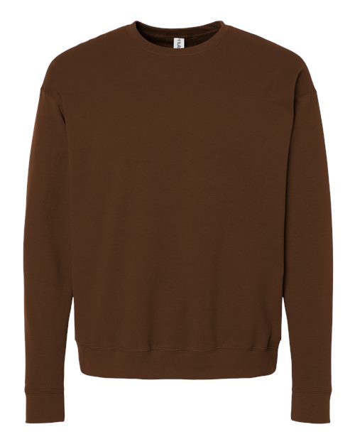 Unisex Fleece Crewneck Sweatshirt - Brown