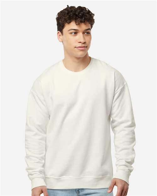 Unisex Fleece Crewneck Sweatshirt - Natural