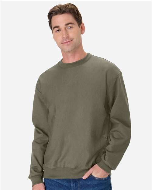 Unisex Beefy® Sweats Premium Heavyweight Crewneck Sweatshirt - Fatigue Green