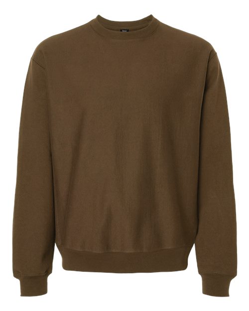 Unisex Beefy® Sweats Premium Heavyweight Crewneck Sweatshirt - Army Brown