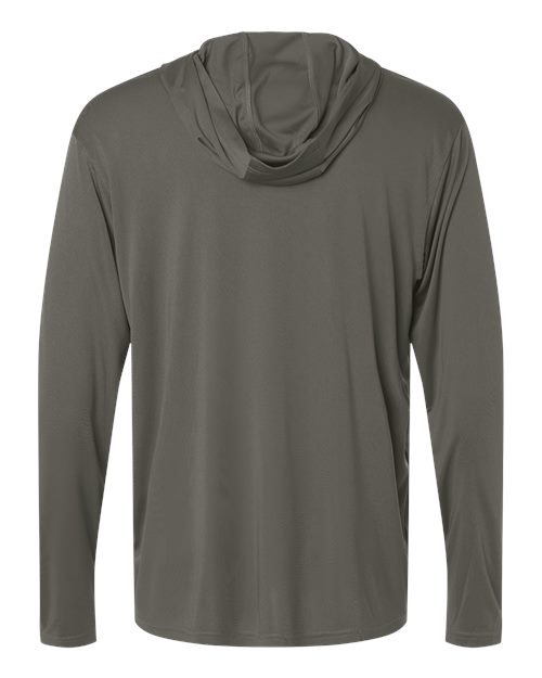 Unisex Pro-Lock Performance Hooded Long Sleeve T-Shirt - Charcoal