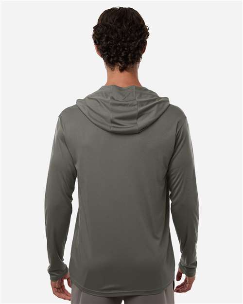 Unisex Pro-Lock Performance Hooded Long Sleeve T-Shirt - Charcoal