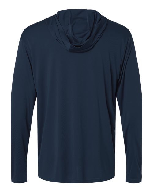 Unisex Pro-Lock Performance Hooded Long Sleeve T-Shirt - Navy