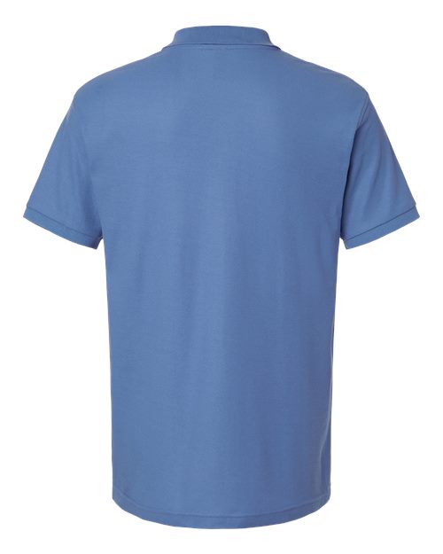 Men's Pique Polo - Heather Royal