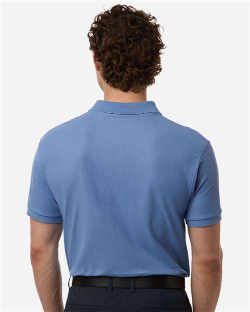 Men's Pique Polo - Heather Royal