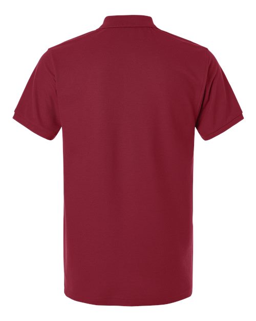 Men's Pique Polo - Cardinal