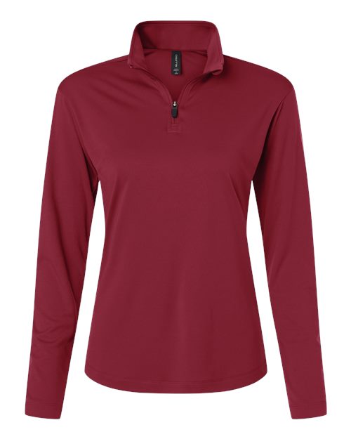 Women's Pro-Lock Performance Quarter-Zip Pullover - Cardinal