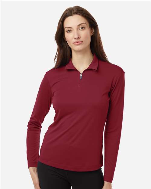 Women's Pro-Lock Performance Quarter-Zip Pullover - Cardinal