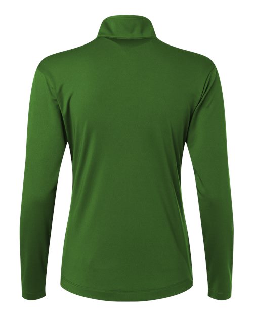 Women's Pro-Lock Performance Quarter-Zip Pullover - Olive Green