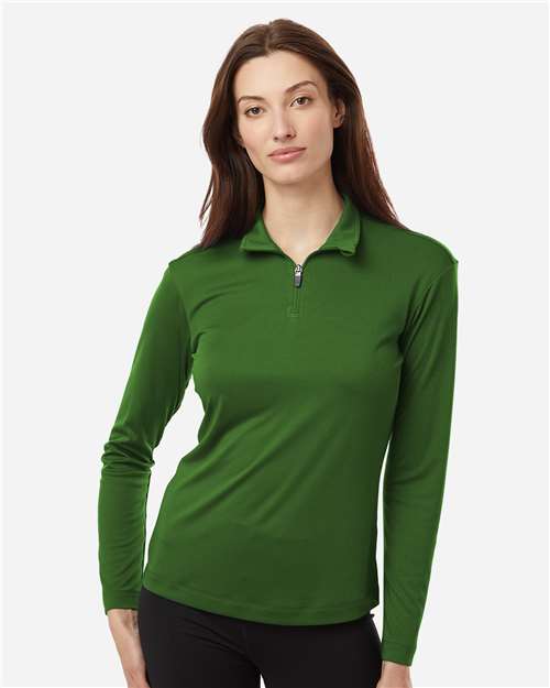 Women's Pro-Lock Performance Quarter-Zip Pullover - Olive Green