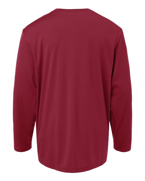 Youth Pro-Lock Performance Long Sleeve T-Shirt - Cardinal