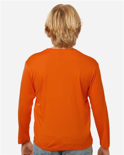 Youth Pro-Lock Performance Long Sleeve T-Shirt - Deep Orange