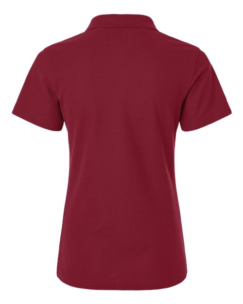 Women's Pique Polo - Cardinal