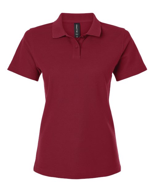 Women's Pique Polo - Cardinal