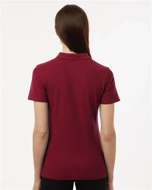 Women's Pique Polo - Cardinal