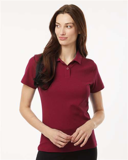 Women's Pique Polo - Cardinal