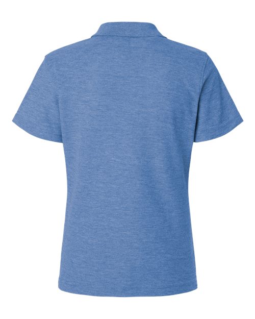 Women's Pique Polo - Heather Royal