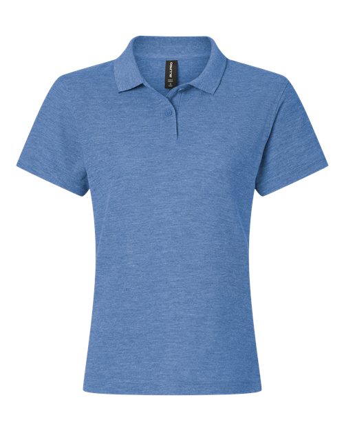 Women's Pique Polo - Heather Royal