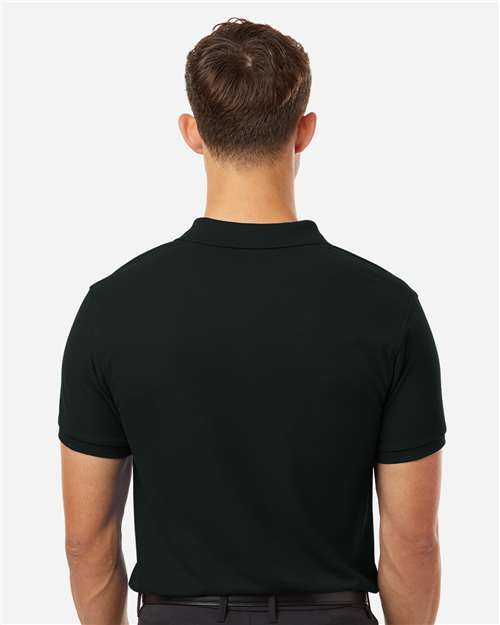 Men's Tall Pique Polo - Black